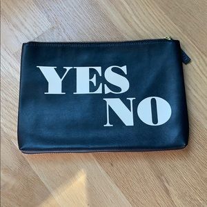 Jonathan Adler Yes No Maybe So Pouch Clutch